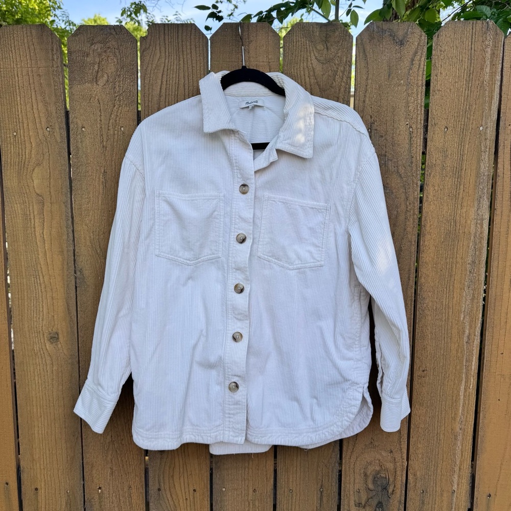 Madewell Corduroy Button Up Shirt/Jacket